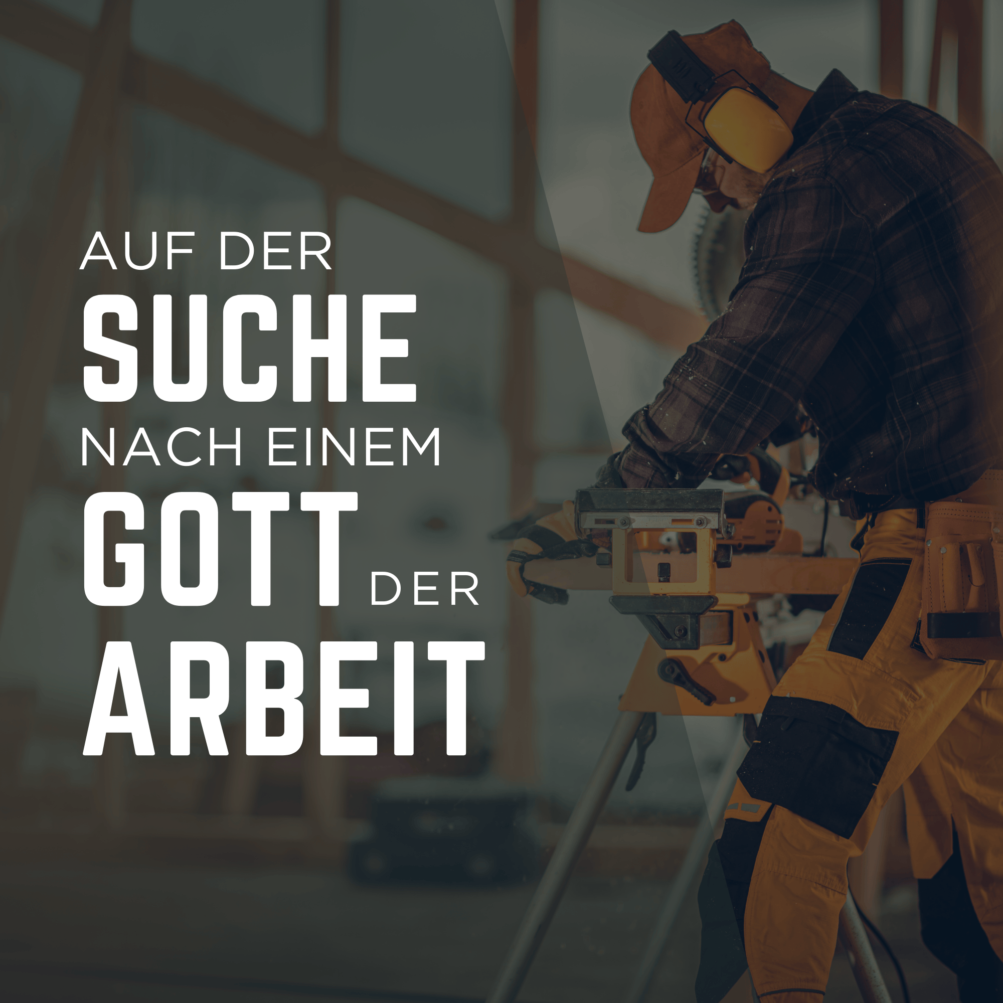 Ein Mann bei der Arbeit