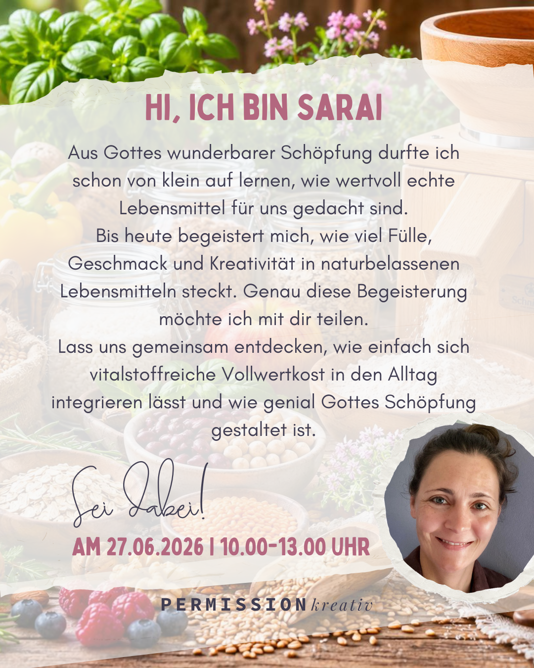 Workshop: Natürlich genießen