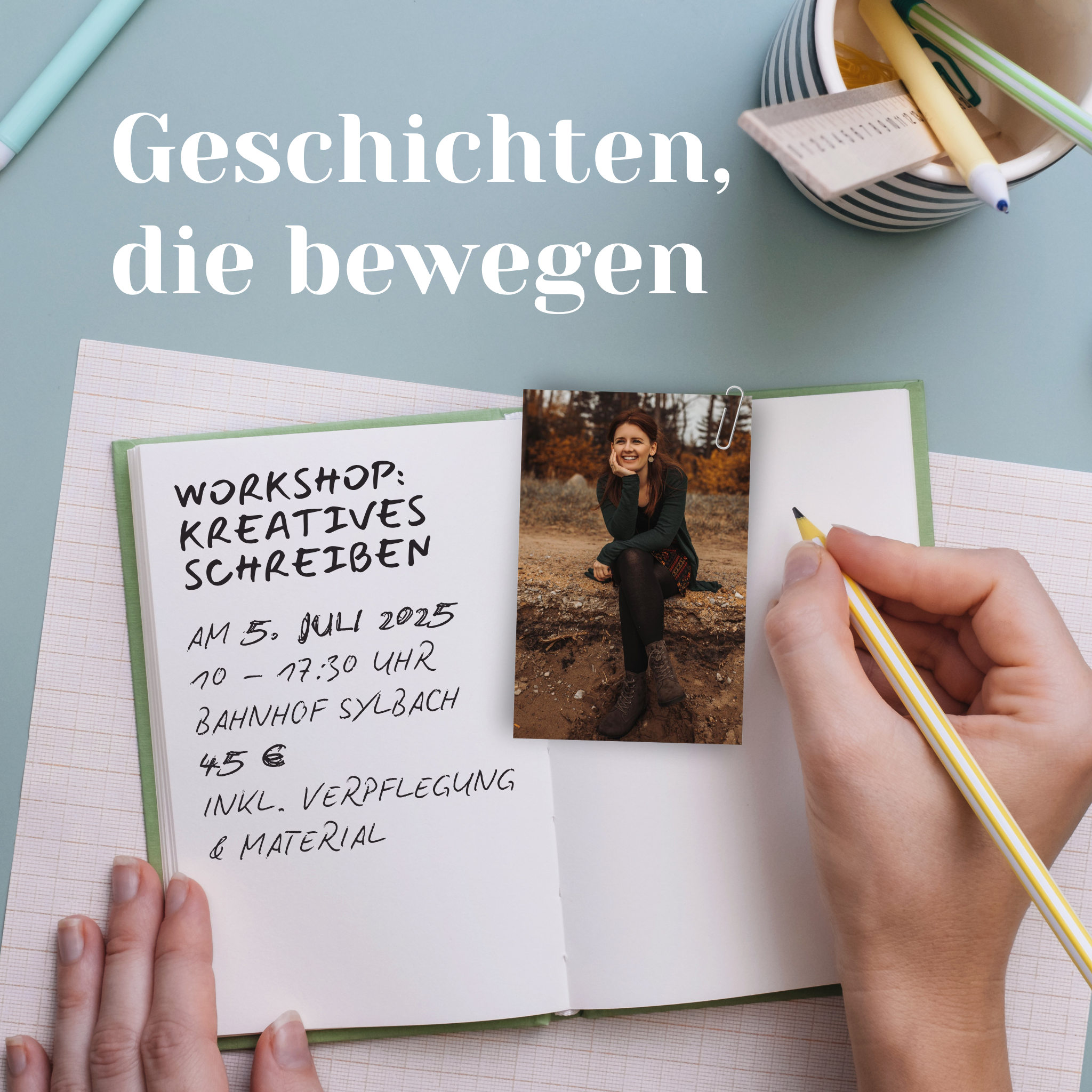 Workshop: Kreatives Schreiben am 5. Juli 2025