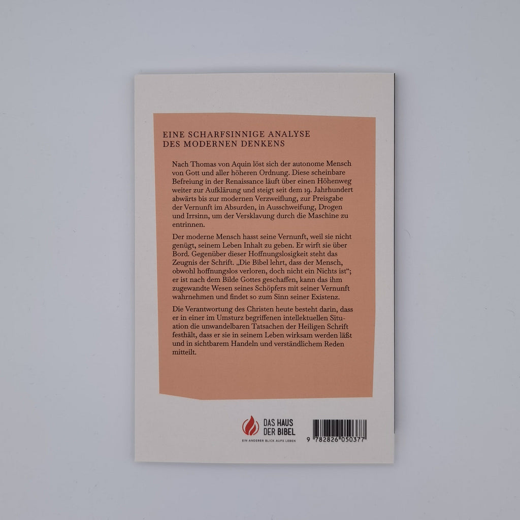 Schaeffer: Preisgabe der Vernunft (Print)