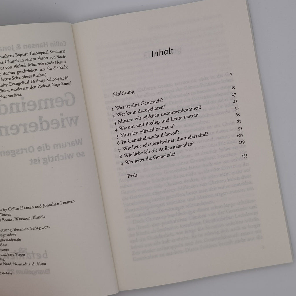 Hansen/Leeman: Gemeinde wiederentdecken (Print)