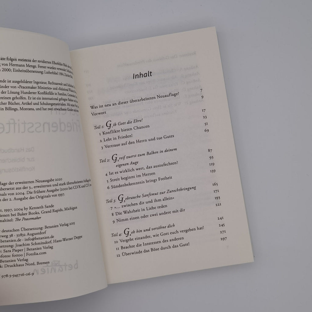 Sande: Sei ein Friedensstifter (Print)